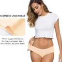 Altheanray Womens Underwear Cotton Underwear for Women Seamless Hipster Bikini Briefs Panties 5pack (Small, Lightcolor)