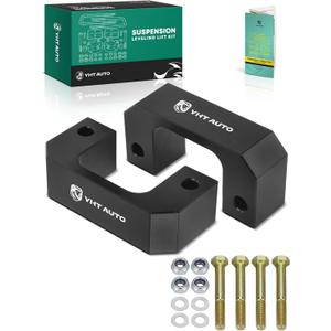 YHTAUTO 2.5 inch Front Leveling Lift Kit w/ Hardware Kit for 2007-2019 Chevy Silverado 1500, Tahoe, Suburban 1500, Avalanche GMC Sierra 1500, Yukon XL1500, RWD/ 4WD, Set of 2 Strut Mount