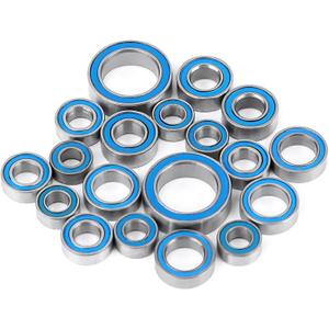 HobbyPark Ball Bearing Kit Rubber Sealed 2RS for TRX4M TRX4MT Upgrades Parts Compatible with High Trail K10 F150 Defender Bronco 1/18 RC Crawler & Monster Truck, 22Pcs