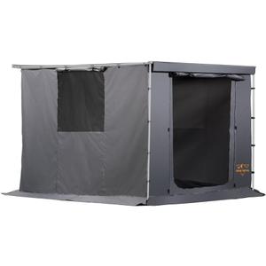 SanHima Awning Room with Floor 8.2Ft x 10Ft - Breatheable Mesh Tent Waterproof Sun Shelter for Overland Camping, for SanHima Pull-Out Side Awning 8.2Ft x 10Ft (Not Included)