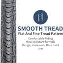 YUNSCM 2-PCS 700C Bike Tires 700x40C/42-622 Compatible with 700x38C 700x39C 700 x 40C 700x41C 700x42C Bike Bicycle Tires