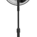 Emerson 16-inch Oscillating Pedestal Fan with Precision 3-Speed Wind Control and Adjustable Tilt and Height, Black, FAO1605-B