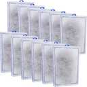 12-Pack Large Aquarium Filter Cartridges Compatible with Whisper Bio-Bag Power Filters - Assembled