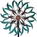 VEWOGARDEN 360° Outdoor Wind Spinner, Wind Sculpture Spinner with Metal Stake, Yard Art Decor for Patio, Lawn & Garden 63 * 13