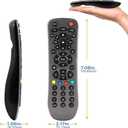 Philips Universal Remote Control Replacement for Samsung, Vizio, LG, Sony, Sharp, Roku, Apple TV, RCA, Panasonic, Smart TVs, Streaming Players, DVD, Simple Setup, 6 Device, Graphite, SRP6229G/27