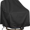 Outdoor Swivel Lounge Chair Cover 1 Pack, Fits to (39" W X 37" D X 38" H) Lawn Patio Chairs, Waterproof for Furniture Covers