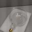 Oversized Decorative LED Light Bulbs, Giant Vintage Edison Light Bulb, G52(G160) Huge Globe Bulbs with Glass Shell, Pendant Lighting, 2700K Warm White, 6W Dimmable 250LM(50W eq.), E26 Base