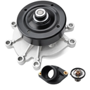 Water Pump Thermostat Kit Compatible with Aspen & Dodge Dakota Durango Nitro RAM 1500 Pickup & Commander Grand Cherokee Liberty & Raider RAM 1500 Dakota 3.7L 4.7L Engine OE AW7163 1204350 68045797AA ----- missing 2 items