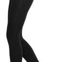 Romastory Winter Warm Women Elastic Leggings Pants Fleece Lined Thick Tights S/M Size (Footed-Black)