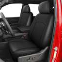 AOMSAZTO Custom Fit Truck Seat Covers for Dodge Ram 1500(2009-2018) & 2500(2010-2018) Car Seat Covers Limited Faux Leather Full Set Car Interior Accessories Black