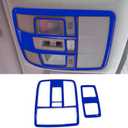 Auto Accessories Fit for Mazda CX-5 2017-2022Roof Light Housing Bezel Trim (Blue) ABS 2 PCS