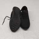 Furuian Steel Toe Shoes for Men Women Comfortable Non Slip Men's Safety Steel Toe Sneakers Industrial Warehouse Contstruction Work Shoes for Men All Black 7.5 (38)