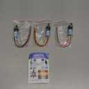 DaierTek 12V Waterproof Lighted Toggle Switch 12V 20A Heavy Duty Metal Toggle Switch 16MM RGB LED Marine Toggle Illuminated for Automotive Boat Car (7 PIN)