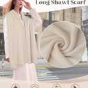 Womens Winter Scarf Long Soft Chunky Scarves Warm Blanket Oversized Shawl Wraps
