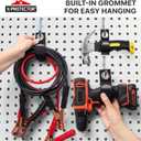 X-Protector Storage Straps - 12 PCS Pack - Heavy-Duty Extension Cord Holder Organizer for Garage Organization - Premium Cord Organizer for Work Van Accessories and Garage Accessories (10-17")