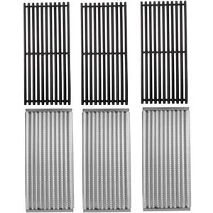 17" Grill Grates and Emitter for Charbroil TRU Infrared 3-Burner Gas Grill 463355220 463242516 463242515 466242515 463342420 463243016 463367016 463346017 Grill Replacement Parts G466-2400-W1
