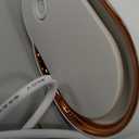 FrSara Neck Fan, Portable Personal Fan Strong Wind, 5200mAh, Air Volume,360 Cooling, No Hair Twisting, Air Volume On 2 Sides, Non-Slip, Quick Charge, Long Use Time, Birthday Gift for Women, Dad, Men (White)