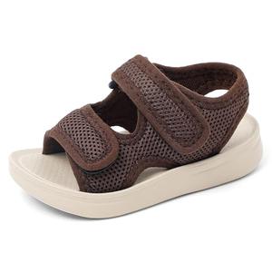 MK MATT KEELY Unisex Kids Summer Slide Sandals Baby Comfort Anti-Slip Open Toe Adjustable Walking Beach Shower Shoes for Boys Girls, 160mm 2.0