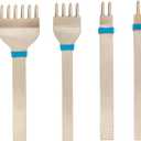 Weaver Leather Supply Diamond Leather Stitching Chisel Set, Precise 5mm Hole Punch, Color-Coded Hole Punch Set for Hand Sewing and Saddle Stitching