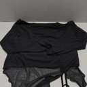 RoseSeek Women's Plus Size Sheer Mesh Off Shoulder Tops Long Sleeve Drawstring Asymmetrical Hem Ruched T Shirt 2XL