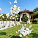 2 Pieces of White Roses, Wedding Arch Hanging Flower Center piece
