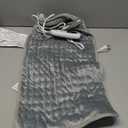 Deepsoon Heating Pad,Electric Heating Pads for Back,Neck,Abdomen,Moist Heating Pad for Shoulder,Knee,Arms,Legs,Dry/Moist Heat & Auto Shut Off,Christmas Gifts for Men and Women,Light Gray,24x12 Inch