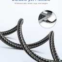 dockteck 8K DisplayPort Cable 1.4 10FT, DP to DP UHD Speed Display Port Cord, Cable Support HBR3 32.4Gbps HDCP Braided Cable for TV FreeSync G-Sync Gaming Monitor PC Laptop (9.9Ft)