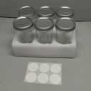 Mason Jars Wide Mouth 6 Pack, 24oz Glass Canning Jars with Airtight Lids, Brush, Labels - for Pickling, Fermenting, Food Storage, Overnight Oats & Preserves, Microwave & Dishwasher Safe