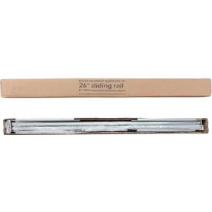 RackChoice 26" Ball Bearing Sliding Rail Universal Design Support 2U,3U,4U,5U Chassis, 3 fix Holes Bracket x4pcs, 4 fix Holes Bracket x 2pcs NOT Support Rackchoice hotswap Chassis