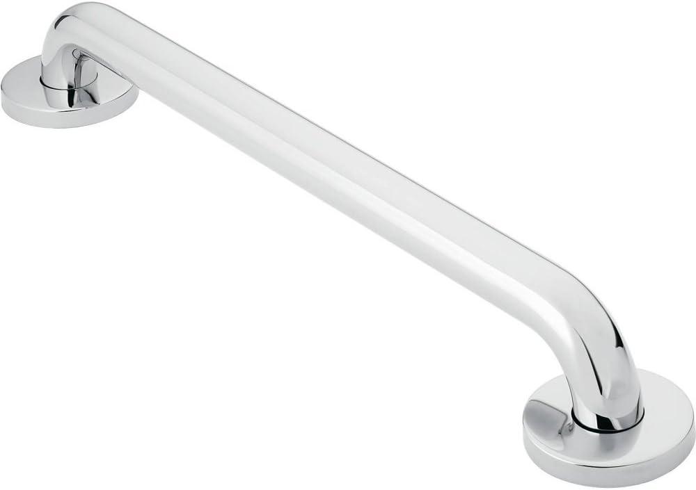 Moen R8724PS Bathroom Safety 24-Inch Grab Bar with Concealed Screws, Stainless