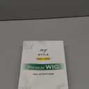 HUA Grey Glueless Wigs Human Hair Wigs for Black Women Grey Short Curly Wigs for Black Women Human Hair Mixed Kinky Curly Wear and Go Glueless Wig Ombre Gray 8 Inch Short Wigs for Older Women