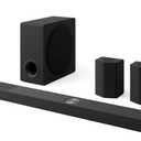 LG S95TR 9.1.5-Channel OLED evo TV Matching Home Theater Soundbar with Rear Surround Speakers and Wireless Subwoofer, Wow Orchestra, Dolby Atmos, WOWCAST Built-in (2024 Model)