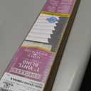 LOTUS & WINDOWARE Cordless Mini Blind, 1" Vinyl Slats, 32" Wide x 36" Long - White, Window Blinds for Home and Office, Interior Door Blinds - Light Filtering