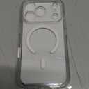 Miracase Magnetic for iPhone 17 Pro Case 6.3" [Compatible with MagSafe] Full-Body Phone Case with Built-in Glass Screen Protector & Camera Control,Drop Proof iPhone 17 Pro Cover, Clear Glitter