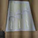 36 PCS Ivory White Pillar Candles with Glass Candle Holders Clear Hurricane Candle Holders Glass Cylinder Vases for Centerpieces Wedding Party, Event, Home Office (18 Candles+18 Candle Hoders)