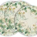 Eucalyptus Summer Round Placemats Set of 4, 15 Inch Summer Round Table Mats for Dining Decoration 30 prs