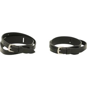 Huntley Equestrian Children's Black Leather Jodhpur Garter Straps