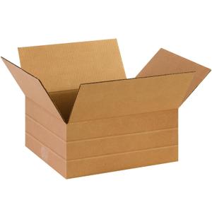 Tape Logic Shipping Boxes Multi-Depth 14"L x 12"W x 6"H, 25-Pack | Corrugated Cardboard Box for Packing, Moving and Storage