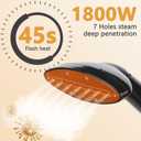 Standing Steamer for Clothes, 5L Large Capacity Standing Garment Steamer | 1800W with 45s Fast Heat-up, 90 Minutes Continuous Powerful Steam