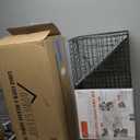 HOMESTEAD 32 Inch Live Animal Trap - Specialized for Raccoons, Opossums, Groundhogs, Skunks, Feral Cats, Squirrels - Humane Way Catch & Release Animal Trap