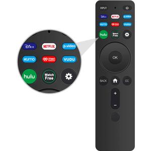 Universal Replacement Remote XRT260 for All Vizio Smart TVs with Shortcut Buttons Disney, Netflix, Video, Hulu, XUMO, VEDU, iHeart Radio and More.