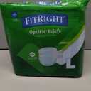 FitRight Adult Diapers, Extra Heavy Absorbency, L (Waist Size 44in-56in), 20 Count, OptiFit Incontinence Briefs for Men and Women, Disposable, Moisture Wicking, Leak Protection,