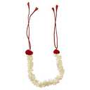 Way2like Hair Bun Gajra Flower Artificial Juda Accessories for Women in Cream Color Pack of 2