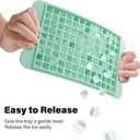 Mini Ice Cube Tray for Freezer: FDDBI Small Ice Trays for Freezer with Bin - 1174PCS Easy Release Nugget Ice Tray - Crushed Ice Tray with Container