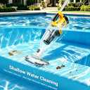 Pool Vacuum for Above Ground Pool Compatible with Dewalt 20V Battery, Cordless Pool Cleaner with 86' Extension Pole, 18.5 GPM Beast-Level Suction Efficient Leaf and Debris Removal (Tool Only)