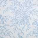 Laura Ashley- King Comforter Set, Cotton Reversible Bedding Set with Matching Sham(s), Farmhouse Home Dcor (Bedford Blue, King)