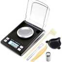 Fuzion Milligram Scale 50/0.001g, Mg Scale with 20g Cal Weight, Micro Scale, Powder Scale for Powder Medicine, Precision Scale Reloading