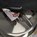 LOLYKITCH Whole Body Tri-Ply Stainless Steel 5.5 QT Saut Pan with Lid,12 Inch Deep Frying Pan,Jumbo Cooker,Dishwasher and Oven Safe,Detachable Handle. (Silver)