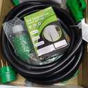 50 Amp Generator Cord 15FT and Power Inlet Box, Pre-Drilled 50 Amp Generator Inlet Box with Cord, NEMA 14-50P to SS2-50R Generator Cord Waterproof Combo Kit, ETL Listed