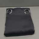 ChrisDowa Room Divider Curtain 90 Inches Long, Wide Blackout Sliding Door Curtain for Bedroom, Room Darkening Privacy Window Curtain for Patio Door (1 Panel Set, Dark Grey, 100 x 90 Inch)